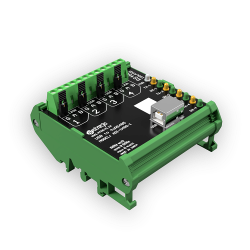 USB to 4 x RS485 isolated interface