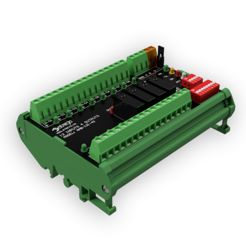 Modbus I/O expander AMB-12I-4O Modbus I/O expander AMB-12I-4O